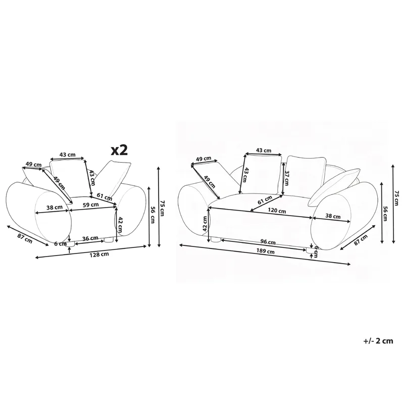 Soffgrupp Ringel - Ljusbeige - Möbler - Soffa - Soffgrupp
