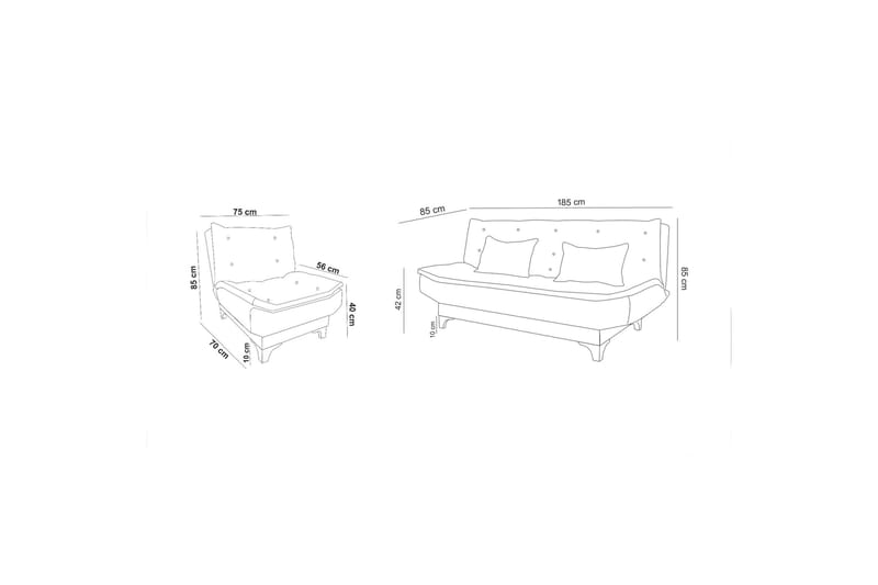 Riversdale Soffgrupp - Beige - Möbler - Soffa - Soffgrupp