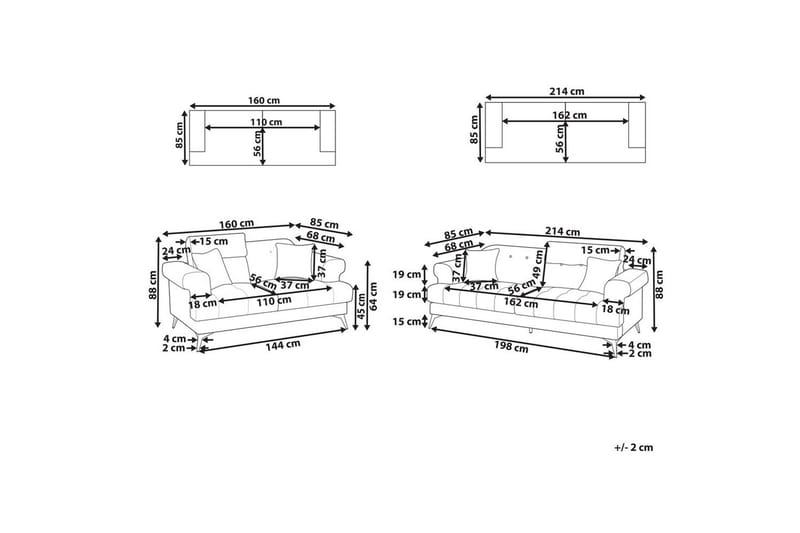 Soffgrupp Skive Beige - Beige - Möbler - Soffa - Soffgrupp