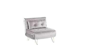 Soffgrupp 2-sits + 1-sits sammet grå VESTFOLD - Grå - Möbler - Soffa - Soffgrupp
