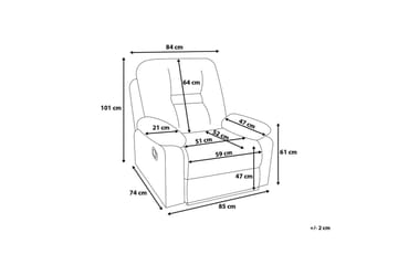 Soffgrupp 2-Sits+3-Sits+Fåtölj Bergen - Brun - Möbler - Soffa - Soffgrupp