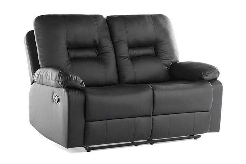 Soffgrupp 2-Sits+3-Sits+Fåtölj Bergen - Svart - Möbler - Soffa - Soffgrupp