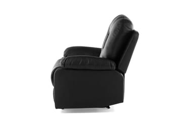 Soffgrupp 2-Sits+3-Sits+Fåtölj Bergen - Svart - Möbler - Soffa - Soffgrupp
