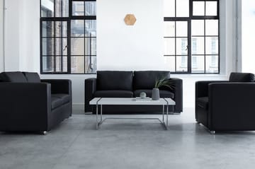 Soffgrupp 2-Sits+3-Sits+Fåtölj Helsinki - Svart - Möbler - Soffa - Soffgrupp