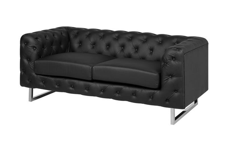 Soffgrupp 2-Sits+3-Sits Vissland - Svart - Möbler - Soffa - Soffgrupp