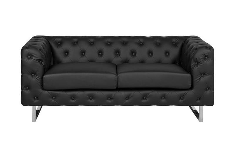 Soffgrupp 2-Sits+3-Sits Vissland - Svart - Möbler - Soffa - Soffgrupp