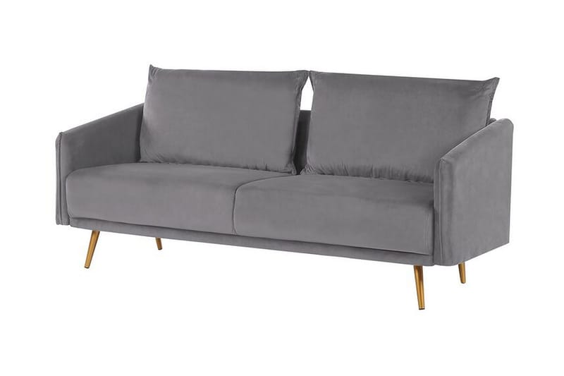 Soffgrupp Aarsby 2-sits + 3-sits - Sammet/Grå - Möbler - Soffa - Soffgrupp