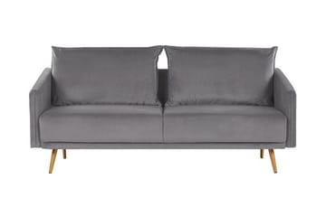 Soffgrupp Aarsby 2-sits + 3-sits - Sammet/Grå - Möbler - Soffa - Soffgrupp