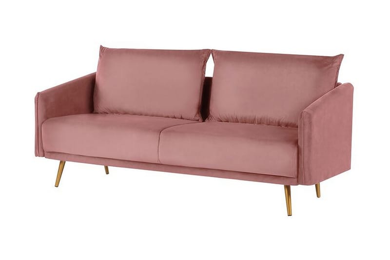 Soffgrupp Aarsby 2-sits + 3-sits - Sammet/Rosa - Möbler - Soffa - Soffgrupp