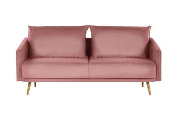 Soffgrupp Aarsby 2-sits + 3-sits - Sammet/Rosa - Möbler - Soffa - Soffgrupp