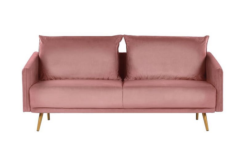 Soffgrupp Aarsby 2-sits + 3-sits - Sammet/Rosa - Möbler - Soffa - Soffgrupp