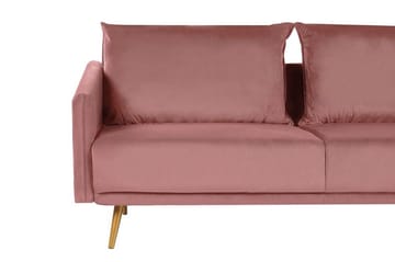 Soffgrupp Aarsby 2-sits + 3-sits - Sammet/Rosa - Möbler - Soffa - Soffgrupp