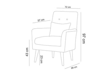Soffgrupp Apslawn - Grå - Möbler - Soffa - Soffgrupp