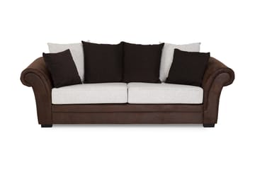 Soffgrupp Aspen 2-Sits+3-Sits+Fåtölj - Brun|Beige - Möbler - Soffa - Soffgrupp - Soffgrupp 3 2 1