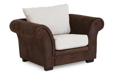 Soffgrupp Aspen 2-Sits+3-Sits+Fåtölj - Brun|Beige - Möbler - Soffa - Soffgrupp - Soffgrupp 3 2 1