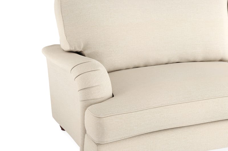 Soffgrupp Howard Oxford Svängd 3-sits+Divan+Fåtölj+Fotpall - Beige - Möbler - Soffa - Soffgrupp - Howard soffgrupp