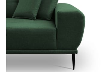 Soffgrupp Rapana Höger med Fotpall - Sammet/Gul - Möbler - Soffa - Soffgrupp