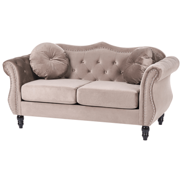 Soffgrupp Skien - Taupe - Möbler - Soffa - Soffgrupp - Chesterfield soffgrupp