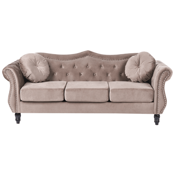 Soffgrupp Skien - Taupe - Möbler - Soffa - Soffgrupp - Chesterfield soffgrupp