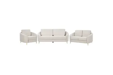 Soffgrupp Trosa Beige/guld - Beige/guld - Möbler - Soffa - Soffgrupp
