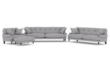 Soffgrupp Webber 3-sits+2-sits+Fåtölj+Fotpall