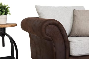 Toronto Soffgrupp 3-Sits+Fåtölj - Brun/Beige - Möbler - Soffa - Soffgrupp - Howard soffgrupp