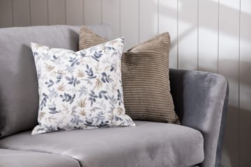 Trend Soffgrupp 3-sits + 2-sits Soffa + Fåtölj + Fotpall i Sammet - Ljusgrå - Möbler - Soffa - Soffgrupp