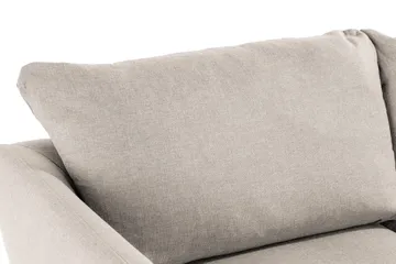 Trend Soffgrupp 3-sits + 2-sits Soffa + Fåtölj + Fotpall i Tyg - Beige - Möbler - Soffa - Soffgrupp - Howard soffgrupp