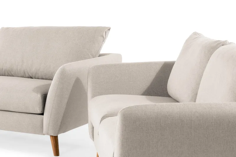 Trend Soffgrupp 3-sits + 2-sits Tygsoffa - Beige - Möbler - Soffa - Soffgrupp - Howard soffgrupp