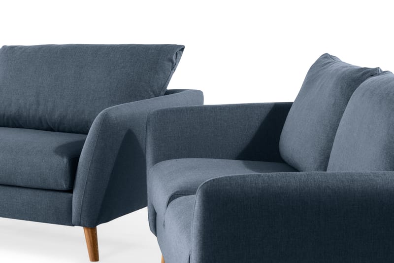 Trend Soffgrupp 3-sits + 2-sits Tygsoffa - Blå - Möbler - Soffa - Soffgrupp - Howard soffgrupp