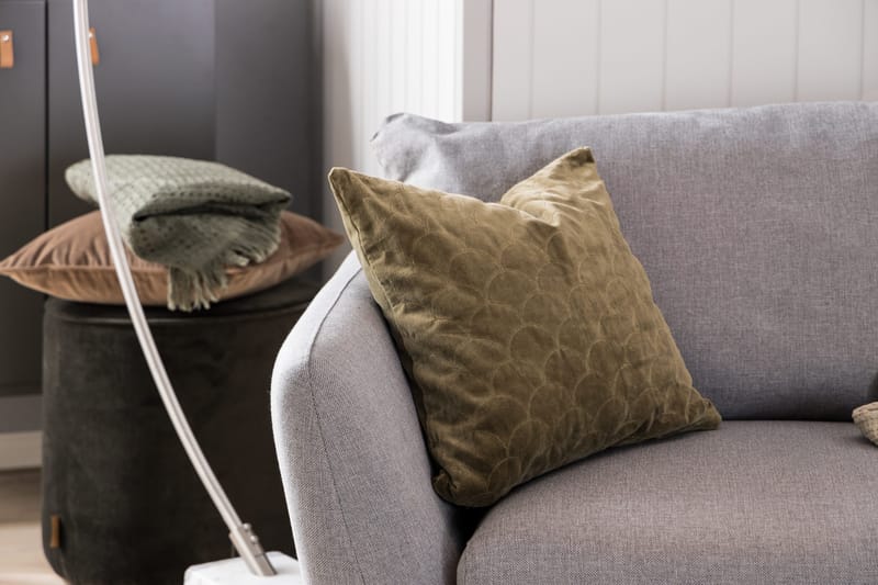 Trend Soffgrupp 3-sits + 2-sits Tygsoffa - Ljusgrå - Möbler - Soffa - Soffgrupp