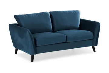 Trend Soffgrupp 3-sits + 2-sits Sammetssoffa - Blå - Möbler - Soffa - Soffgrupp