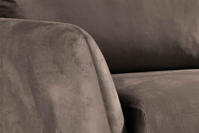 Trend Soffgrupp 3-sits + 2-sits Sammetssoffa - Brun - Möbler - Soffa - Soffgrupp