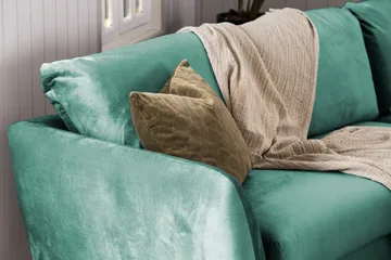 Trend Soffgrupp 3-sits + 2-sits Sammetssoffa - Grön - Möbler - Soffa - Soffgrupp