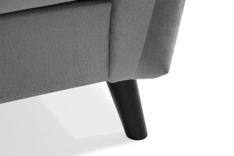 Trend Soffgrupp 3-sits + 2-sits Sammetssoffa - Ljusgrå - Möbler - Soffa - Soffgrupp