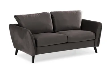 Trend Soffgrupp 3-sits + 2-sits Sammetssoffa - Mörkgrå - Möbler - Soffa - Soffgrupp