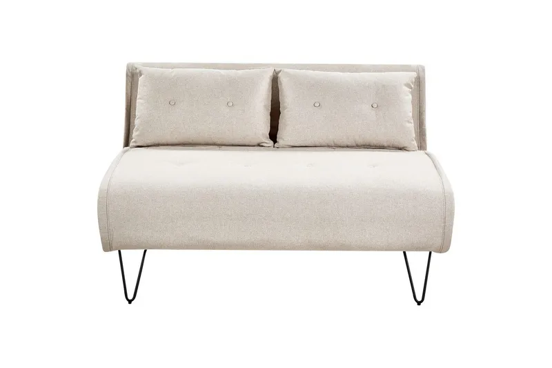 Soffgrupp Vestfold Beige/svart, Polyester - Beige/svart, Polyester - Möbler - Soffa - Soffgrupp