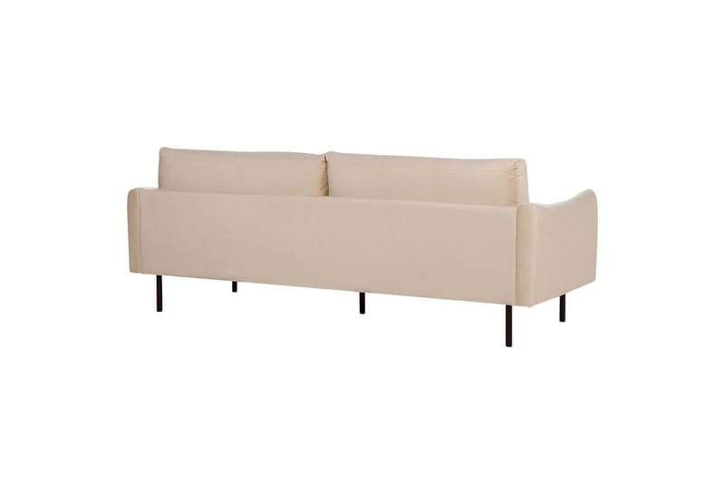 Soffgrupp Vinterbro Beige/svart, Sammet - Beige - Möbler - Soffa - Soffgrupp