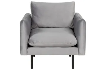 Soffgrupp Vinterbro Grå/svart, Sammet - Grå/svart, Sammet - Möbler - Soffa - Soffgrupp