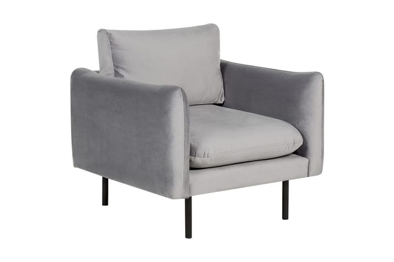 Soffgrupp Vinterbro Grå/svart, Sammet - Grå/svart, Sammet - Möbler - Soffa - Soffgrupp