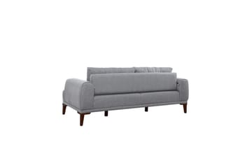 Soffset Valsot Grå / Valnöt - Grå / Valnöt - Möbler - Soffa - Soffgrupp