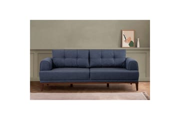 Soffset Valsot Mörkblå / Valnöt - Mörkblå / Valnöt - Möbler - Soffa - Soffgrupp