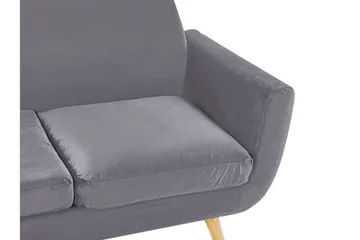 Jeancourt 2-sits Soffklädsel - Sammet/Grå - Möbler - Soffa - Sofftillbehör