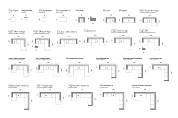 Crazy/Moore Nackstöd - Antracit - Möbler - Soffa - Sofftillbehör - Nackstöd soffa