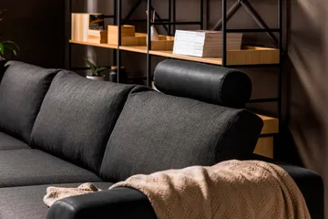 Cuba Nackstöd - Svart/Grå - Möbler - Soffa - Sofftillbehör - Nackstöd soffa