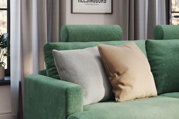 Menard Compact Nackkudde Soffa 51 cm - Grön - Möbler - Soffa - Sofftillbehör - Nackstöd soffa