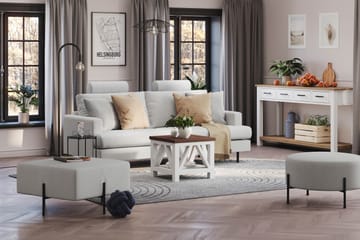 Menard Compact Nackkudde Soffa 51 cm - Ljusgrå - Möbler - Soffa - Sofftillbehör - Nackstöd soffa