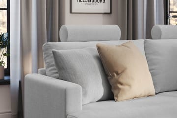 Menard Compact Nackkudde Soffa 51 cm - Ljusgrå - Möbler - Soffa - Sofftillbehör - Nackstöd soffa