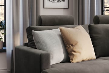 Menard Compact Nackkudde Soffa 51 cm - Mörkgrå - Möbler - Soffa - Sofftillbehör - Nackstöd soffa