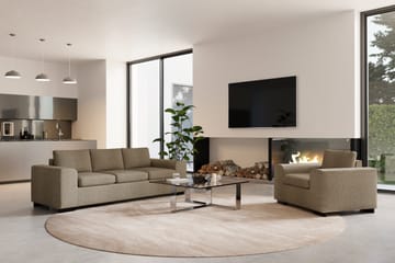 Nackstöd Alter Rund Beige - Grå|Beige - Möbler - Soffa - Sofftillbehör - Nackstöd soffa